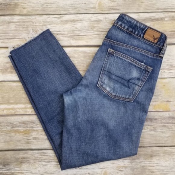 American Eagle Outfitters Boy Jean Cropped Jeans - Picture 5 of 7